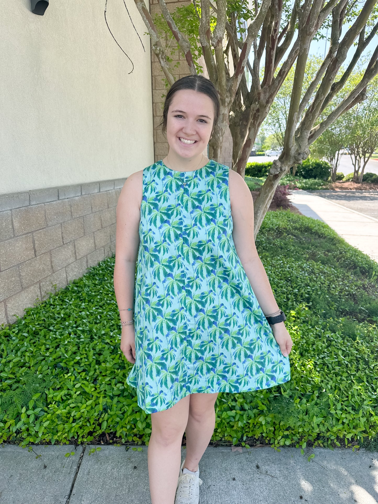 Tropical Trees Dress