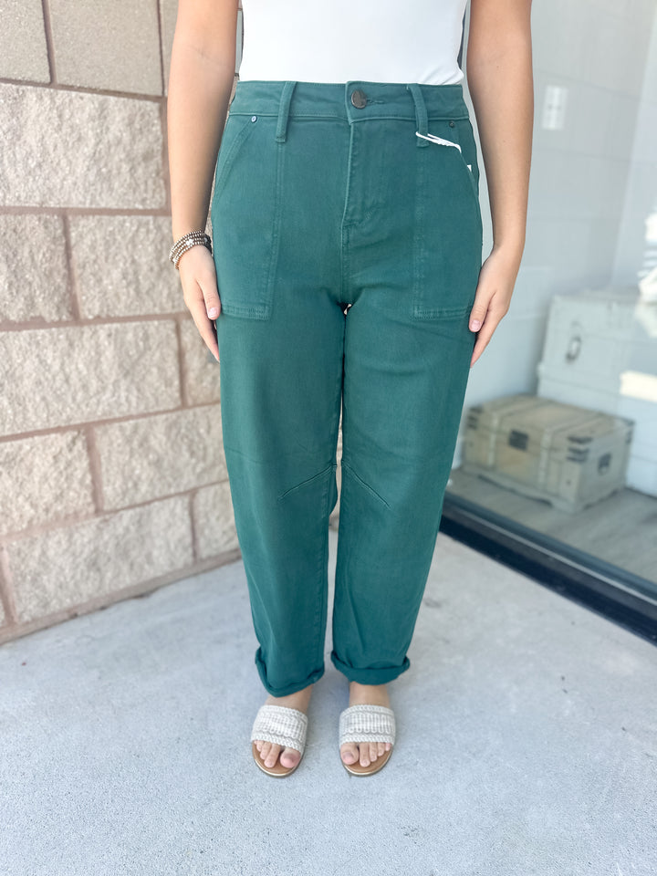 Risen Lilah Barrel Jeans
