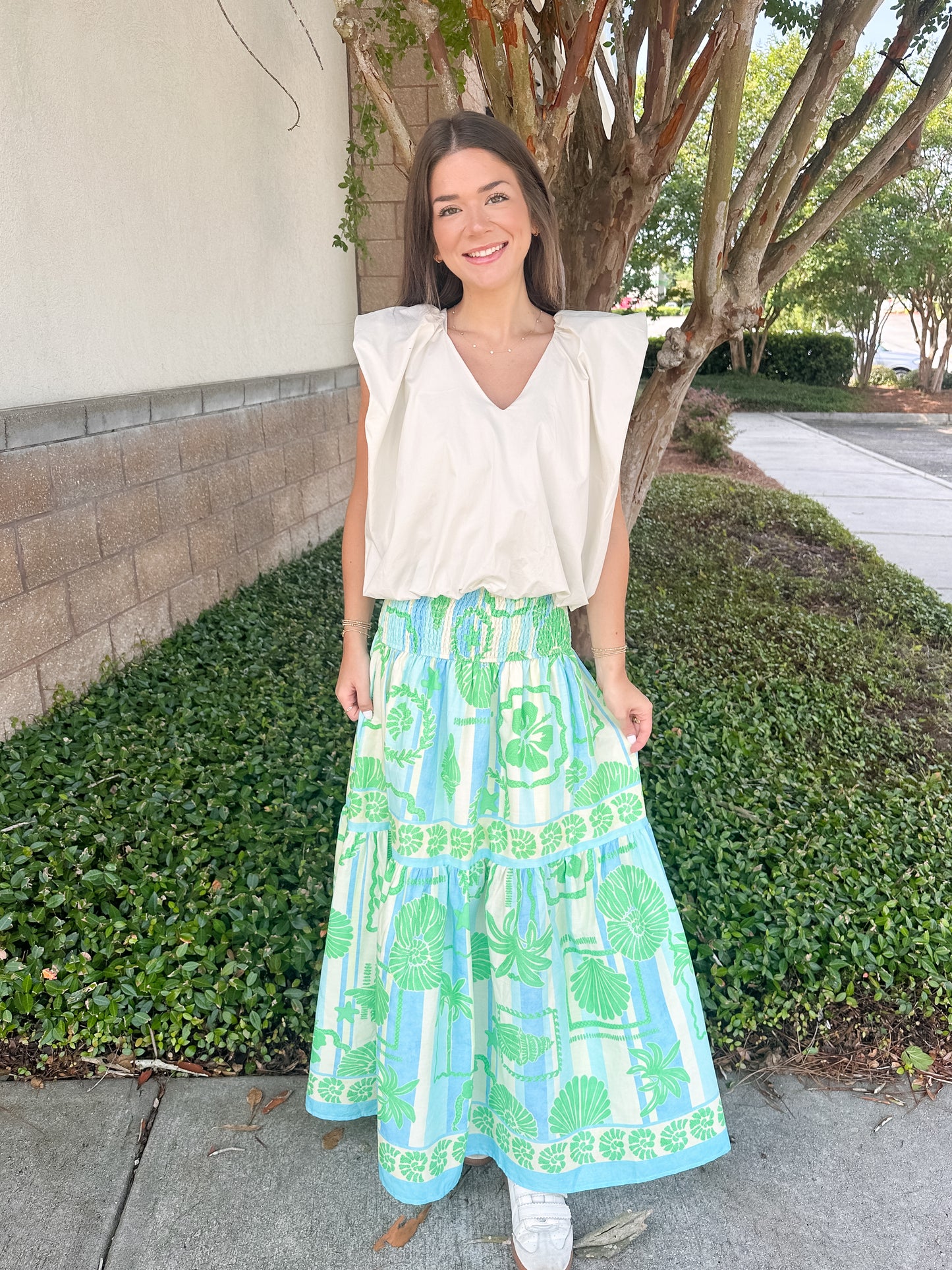 Sea Breeze Maxi Skirt