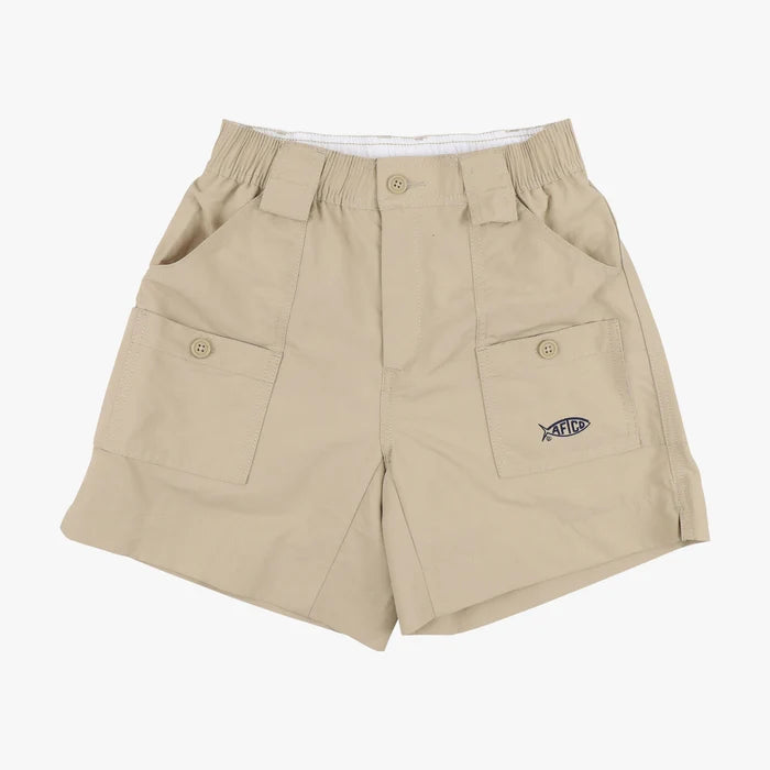 Aftco Youth Original Fishing Short - Khaki