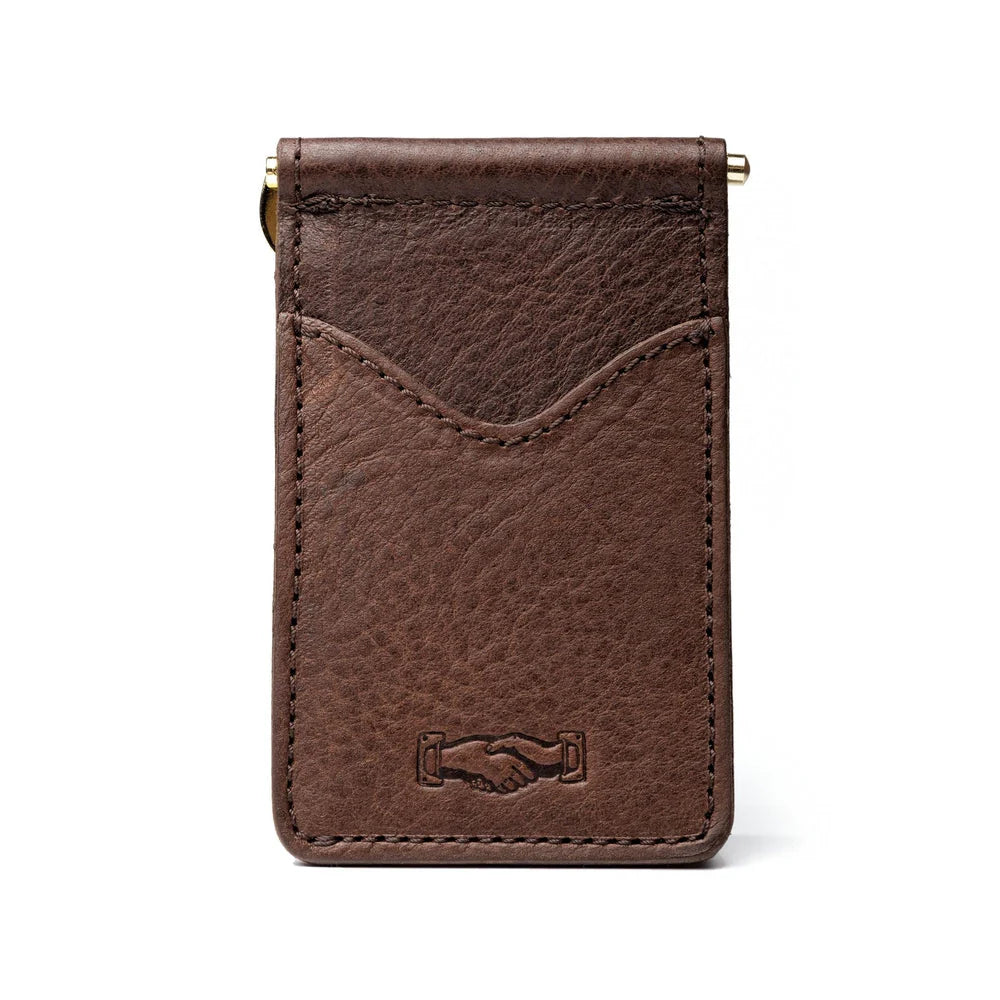 Mission Mercantile Campaign Leather Small Wallet - Smoke