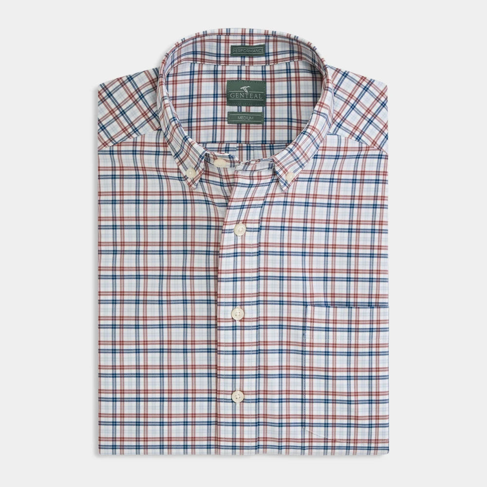 Genteal F26 Eaton Performance Sport Shirt - Redwood