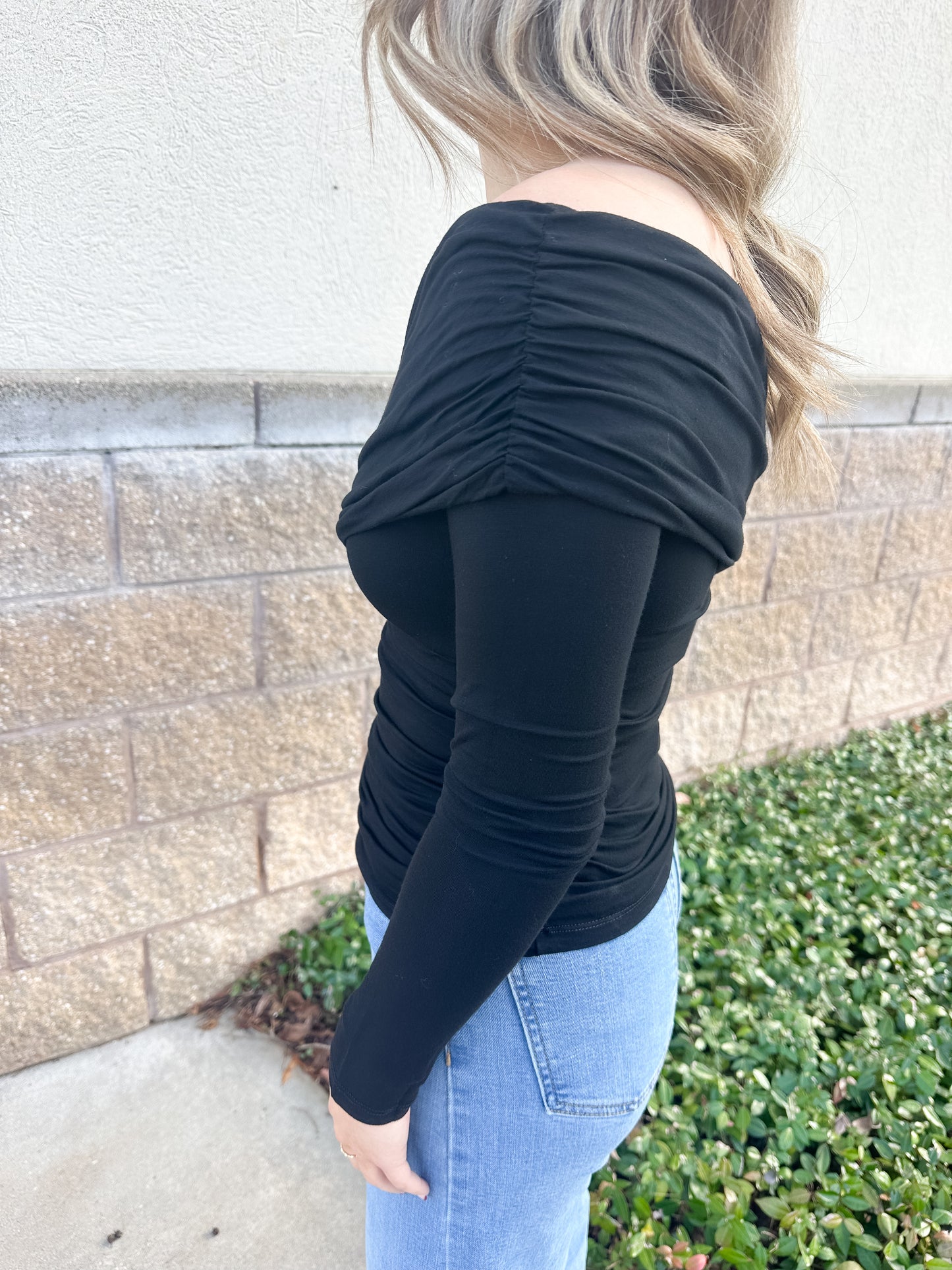 Hannah Asymmetrical Knit Top