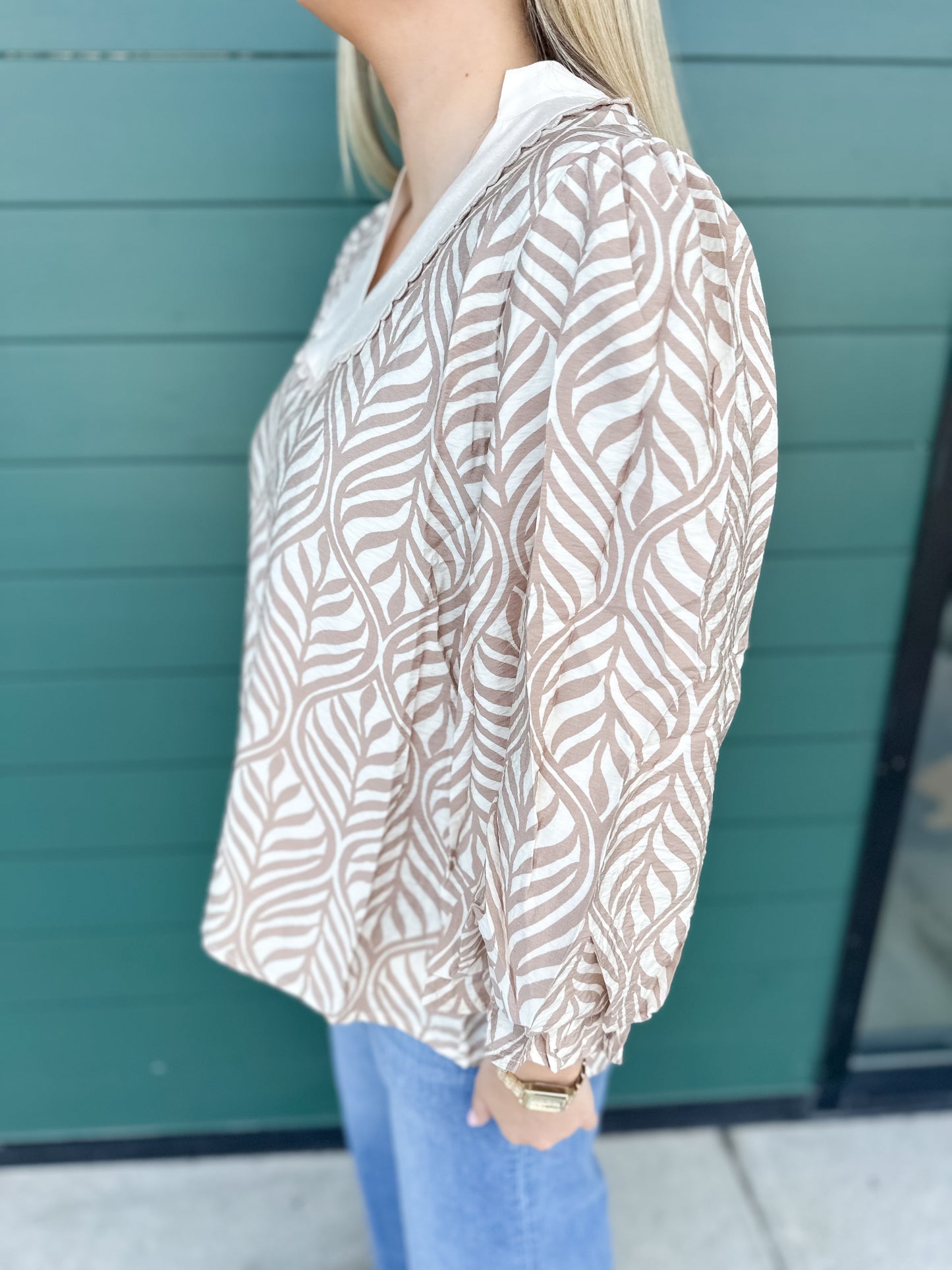 Hillary Printed Top