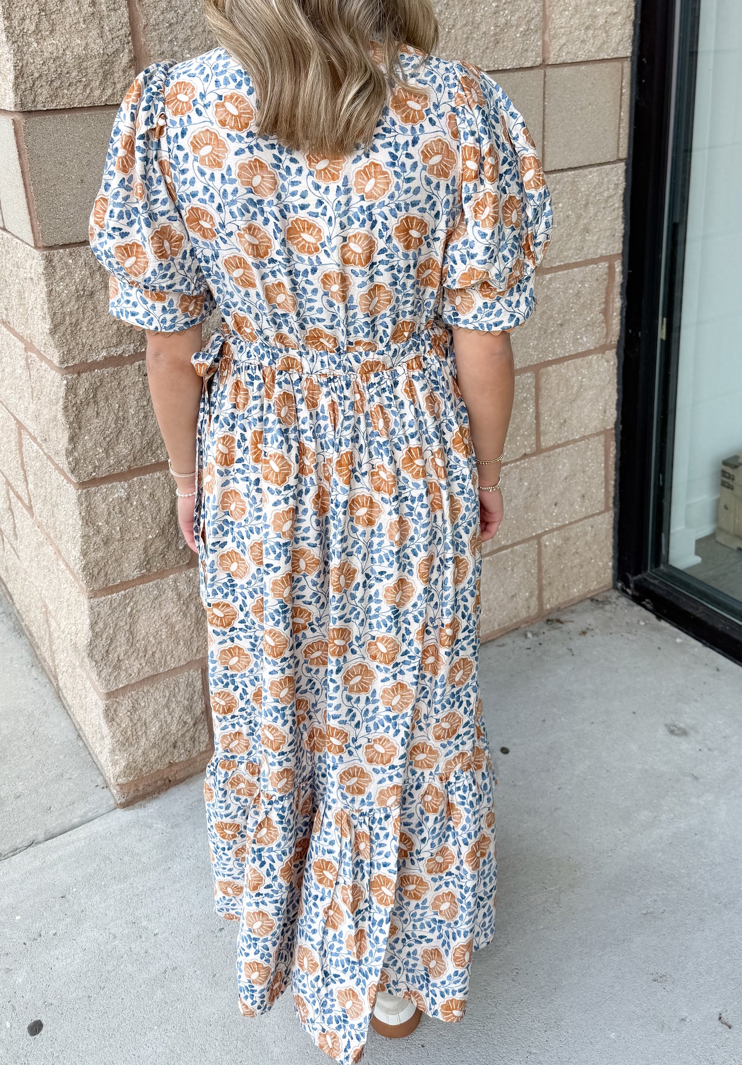 Delicate Dreams Fall Dress - Orange