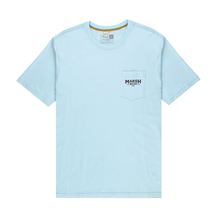 Marsh Wear Men’s S26 Rumble S/S Pocket T-Shirt - Chambray