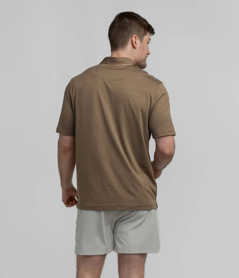 SSCO Men’s Grayson Heather Polo - Java