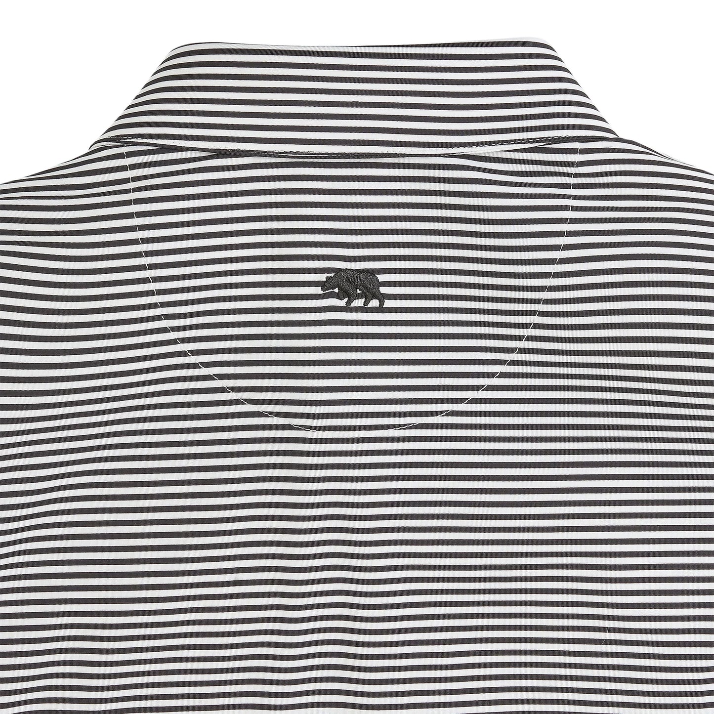 Onward Reserve UGA Vintage Dog Echo Stripe Performance Polo - Black