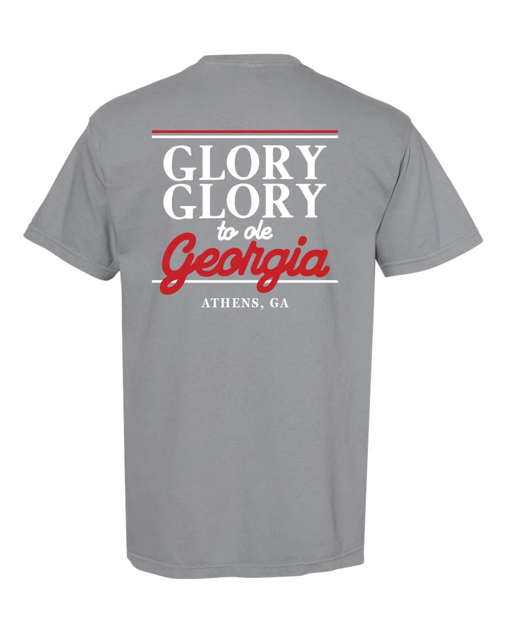 CB UGA Glory, Glory S/S Pocket T-Shirt - Grey