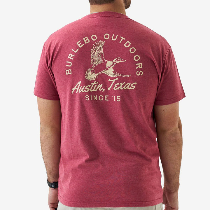 Burlebo Men’s S26 Classic Duck S/S T-Shirt - Heather Red