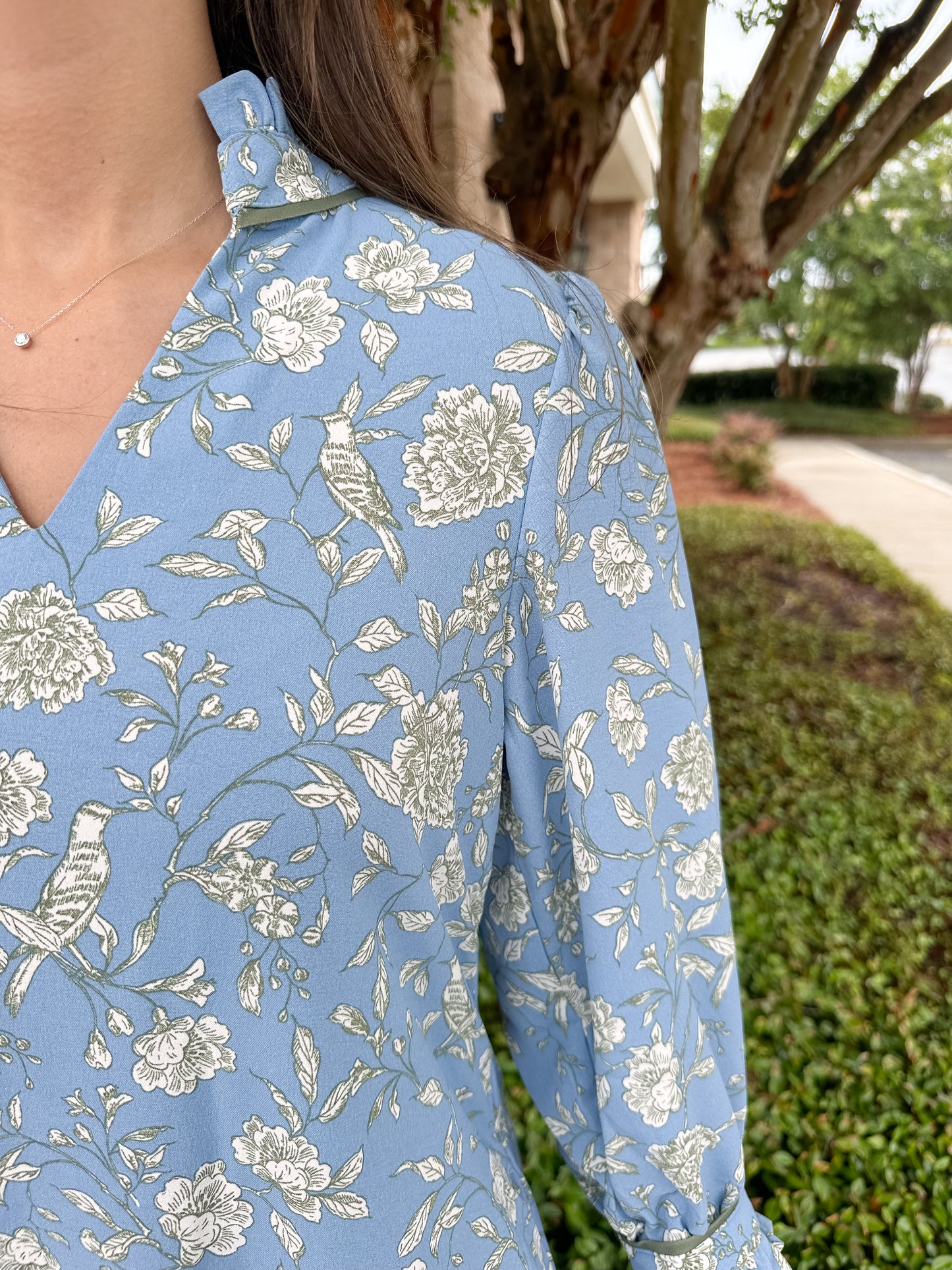 Audrey Dress - Song Bird Blue