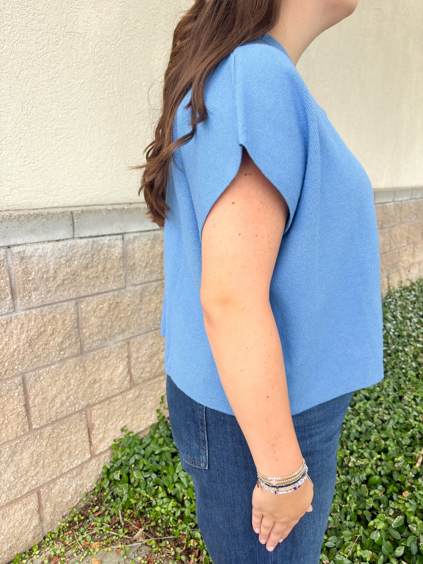 Heather Button Sweater