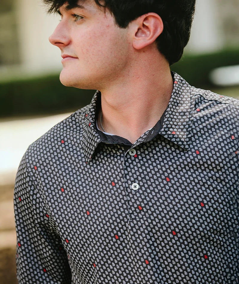 SSCO Men’s Kickoff Camo MotionTech Polo SS - Dawg Walk Camo