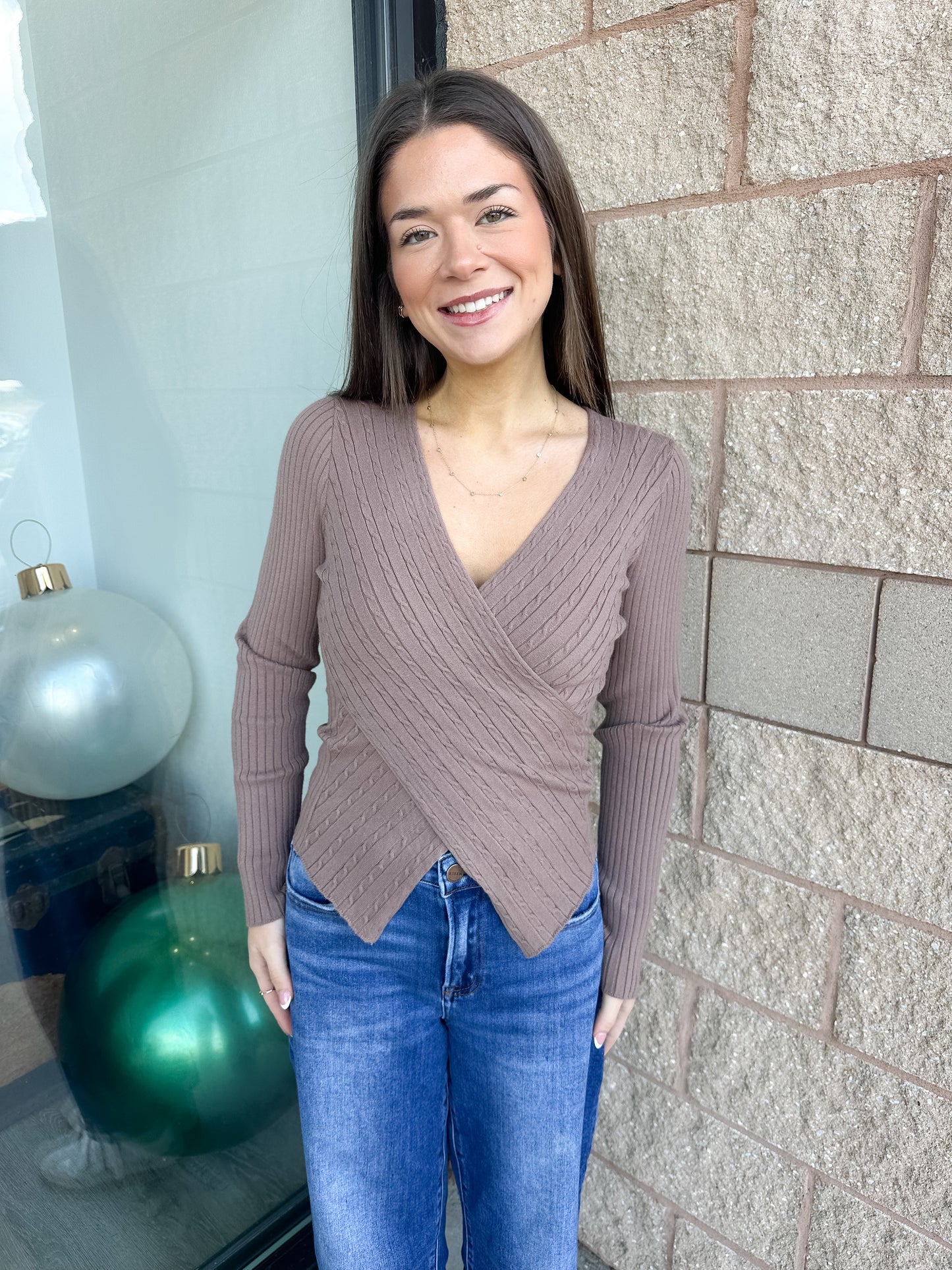 Kendyl Wrap Sweater