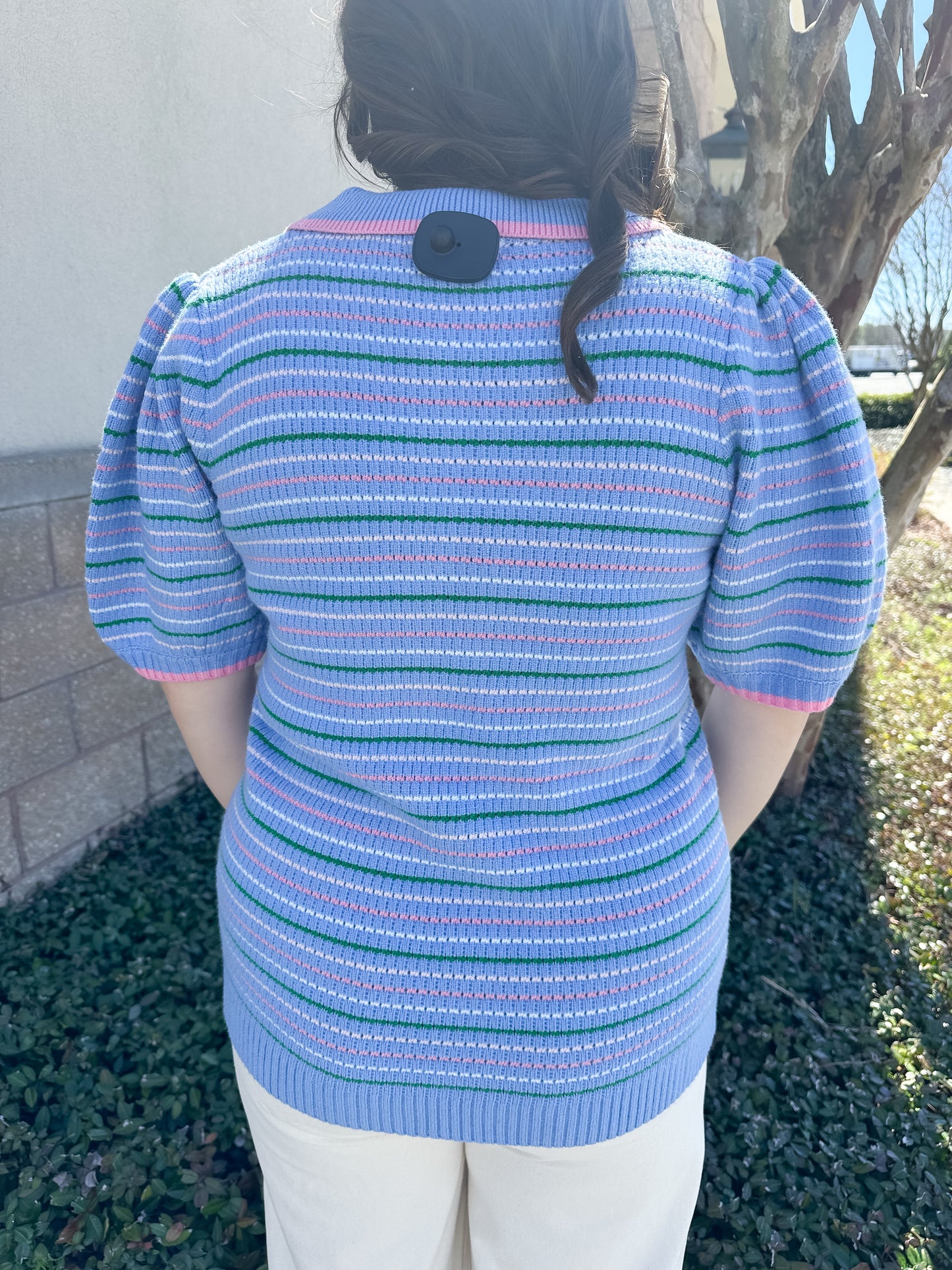 Emma Sweater - Blue Mutli