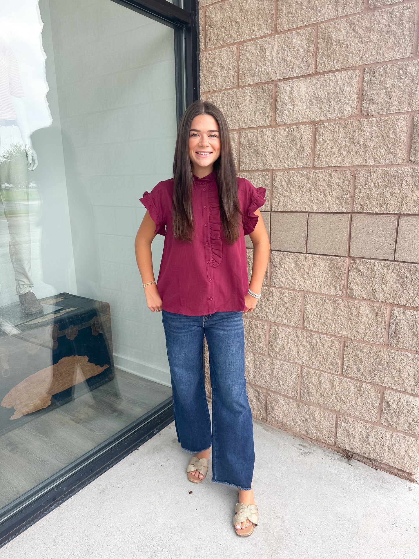 Luna Ruffle Top