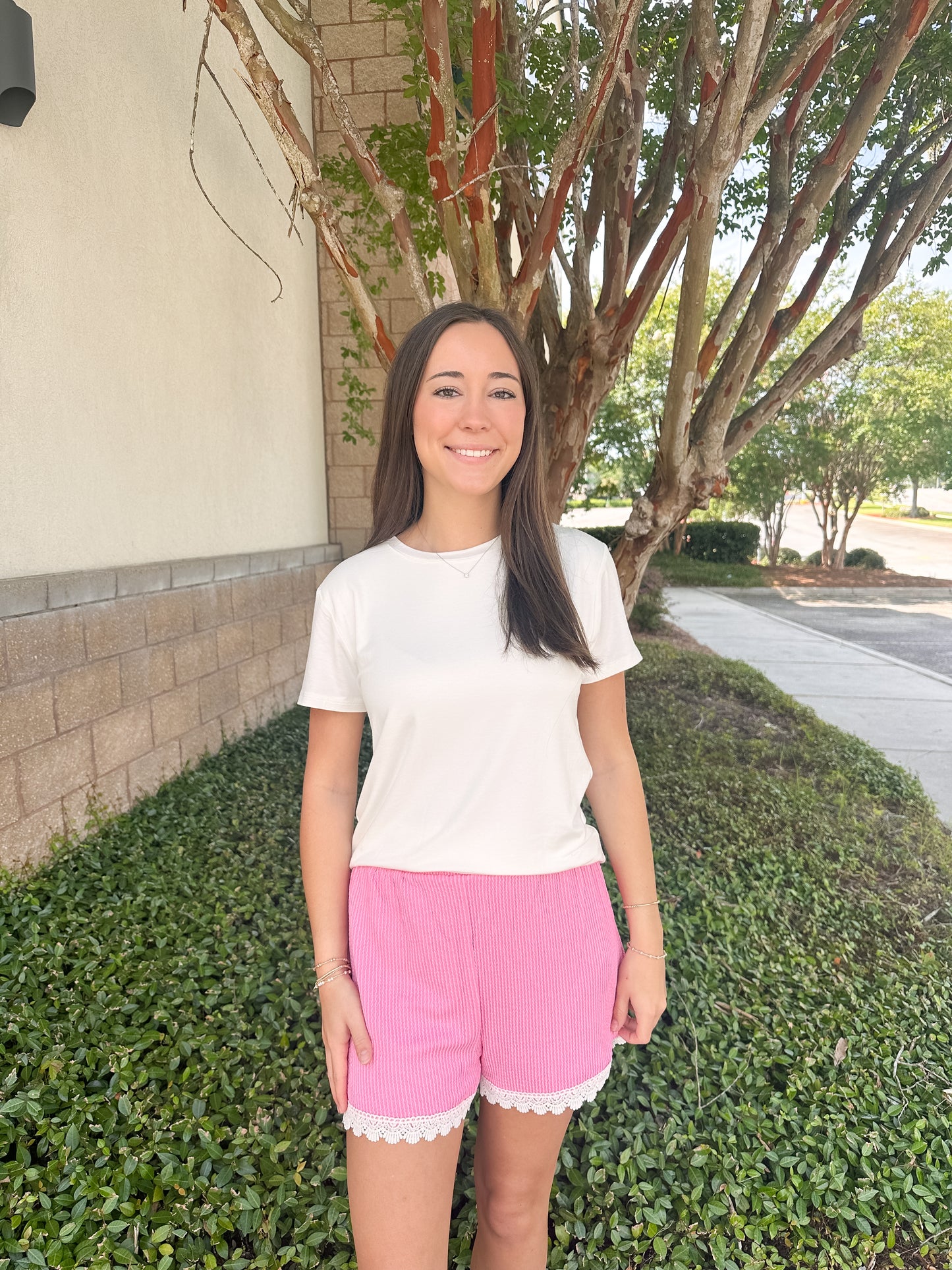 Kimmie Cord Short - Pink