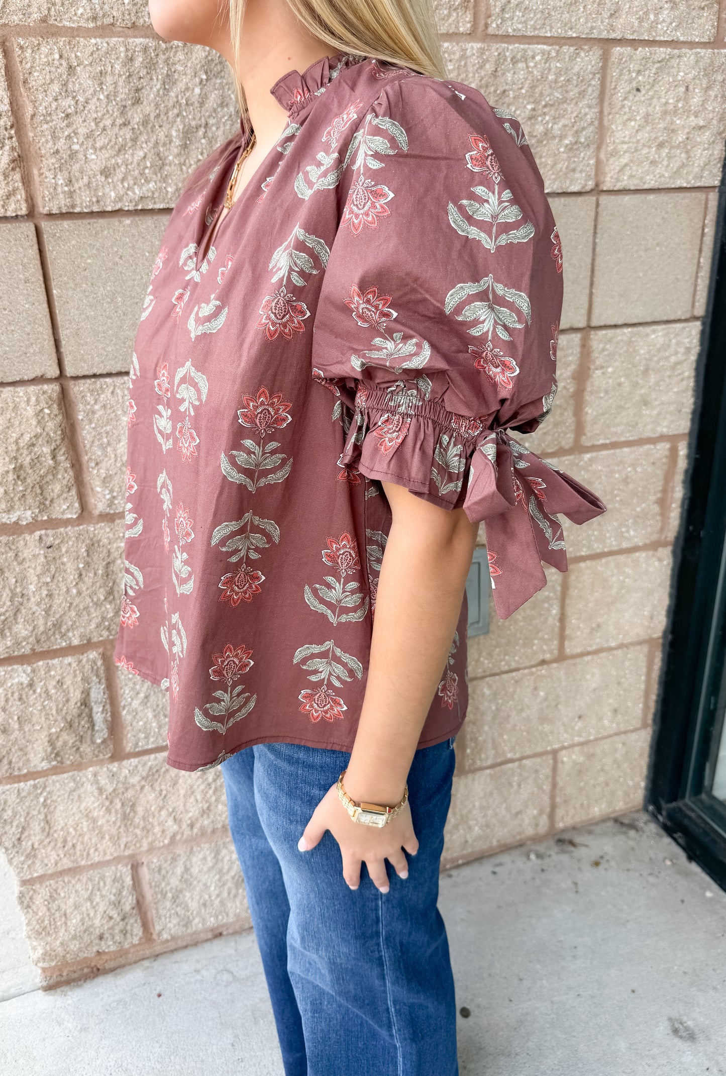 Brenda Top - Brown