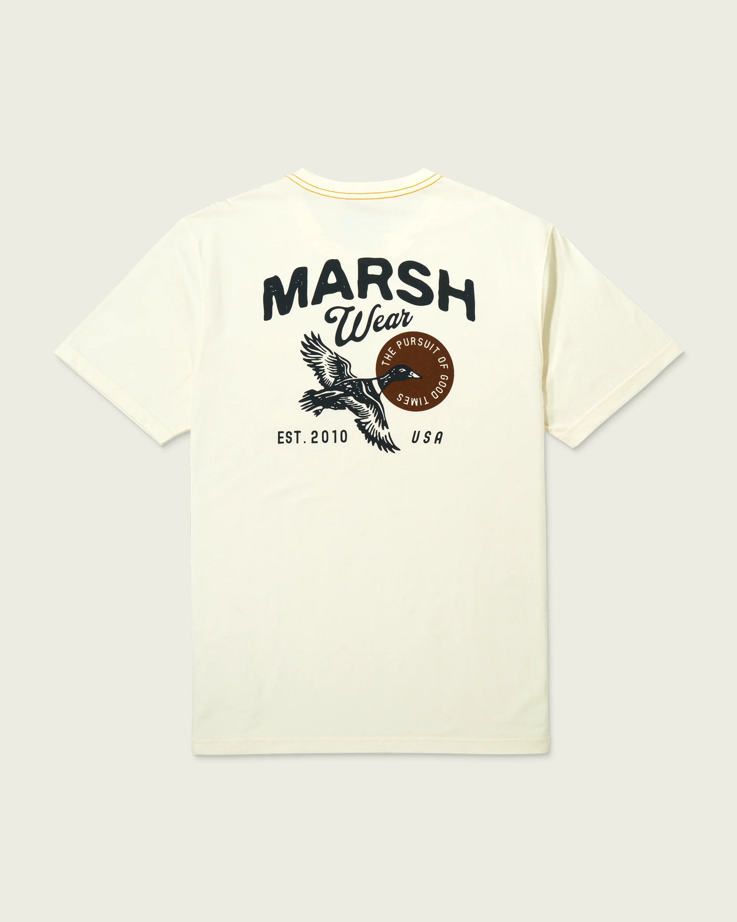 Marsh Wear Men’s High Flyer S/S Pocket T-Shirt - Vintage White