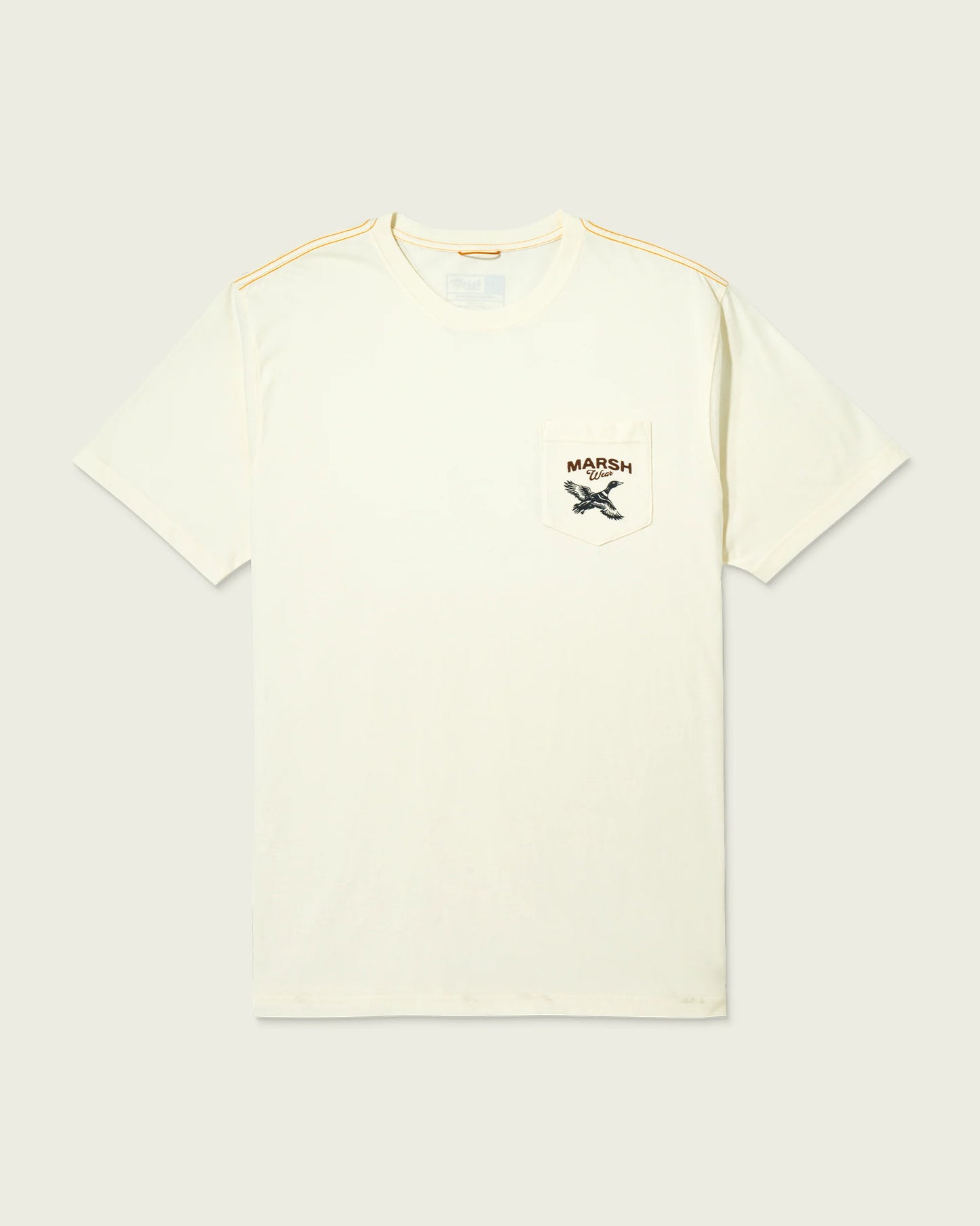 Marsh Wear Men’s High Flyer S/S Pocket T-Shirt - Vintage White