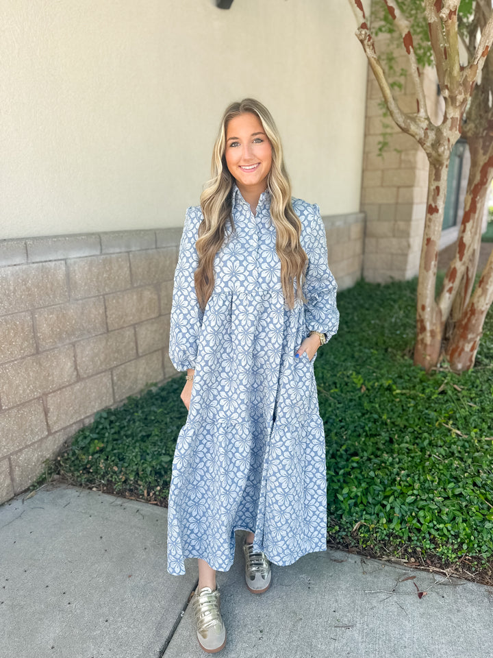 Macy Embossed Dress