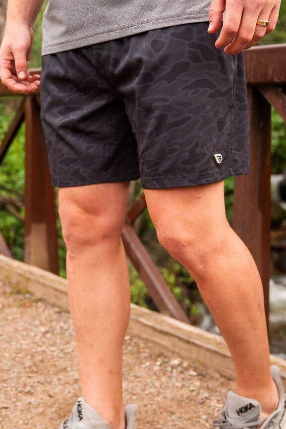 Men’s Burlebo Athletic Short - Black Camo