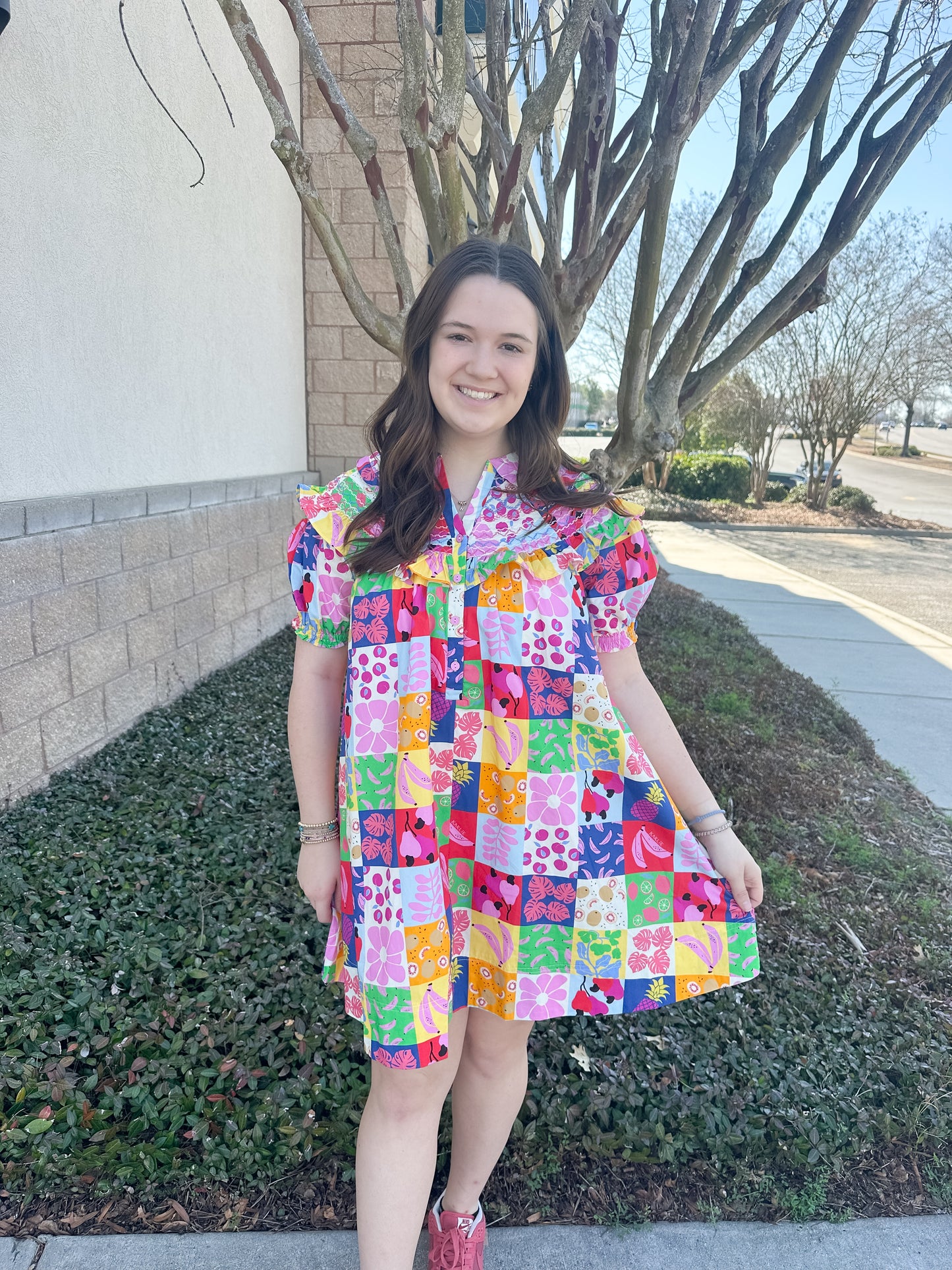 Peppa Fruit Mini Dress