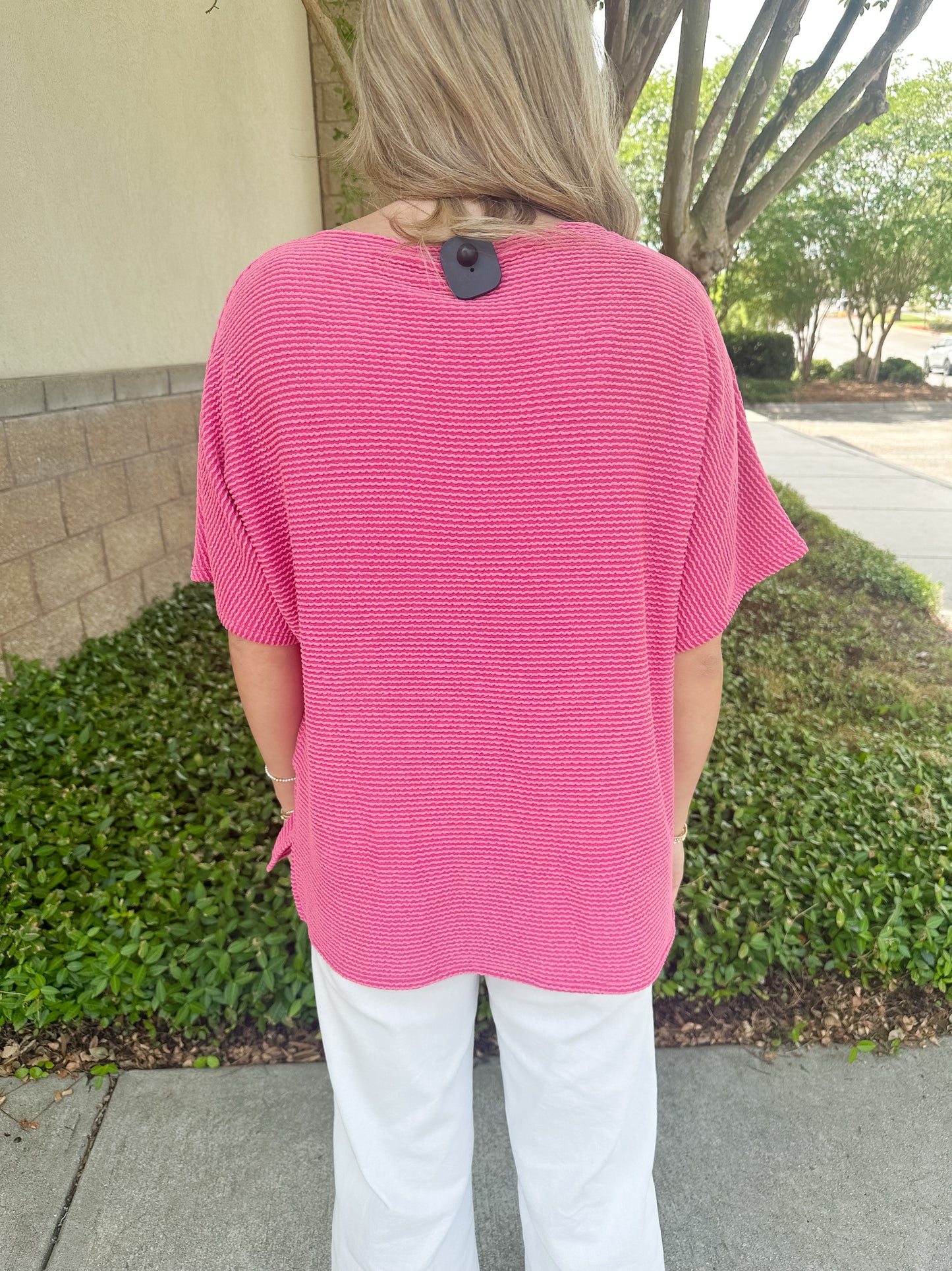 Leena Top - Hot Pink