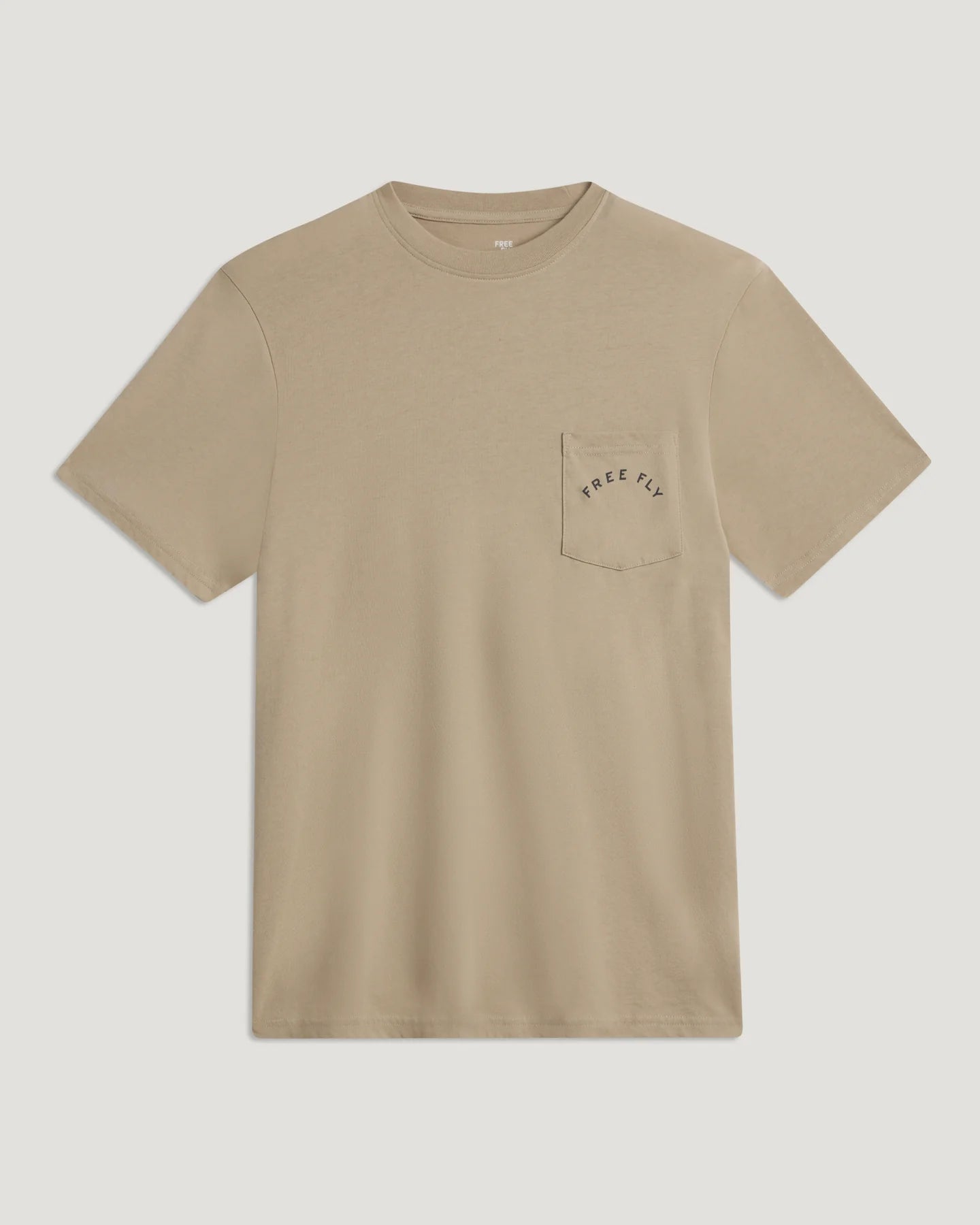 Free Fly Mens Target Species Pocket Tee - Coriander