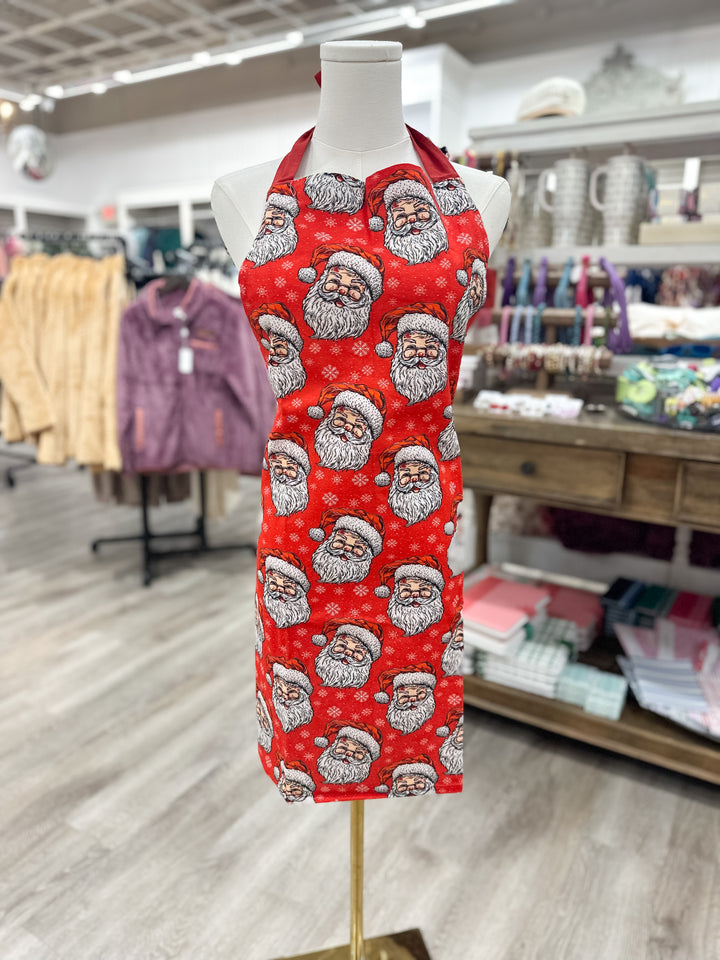 Simply Holiday Apron - Santas