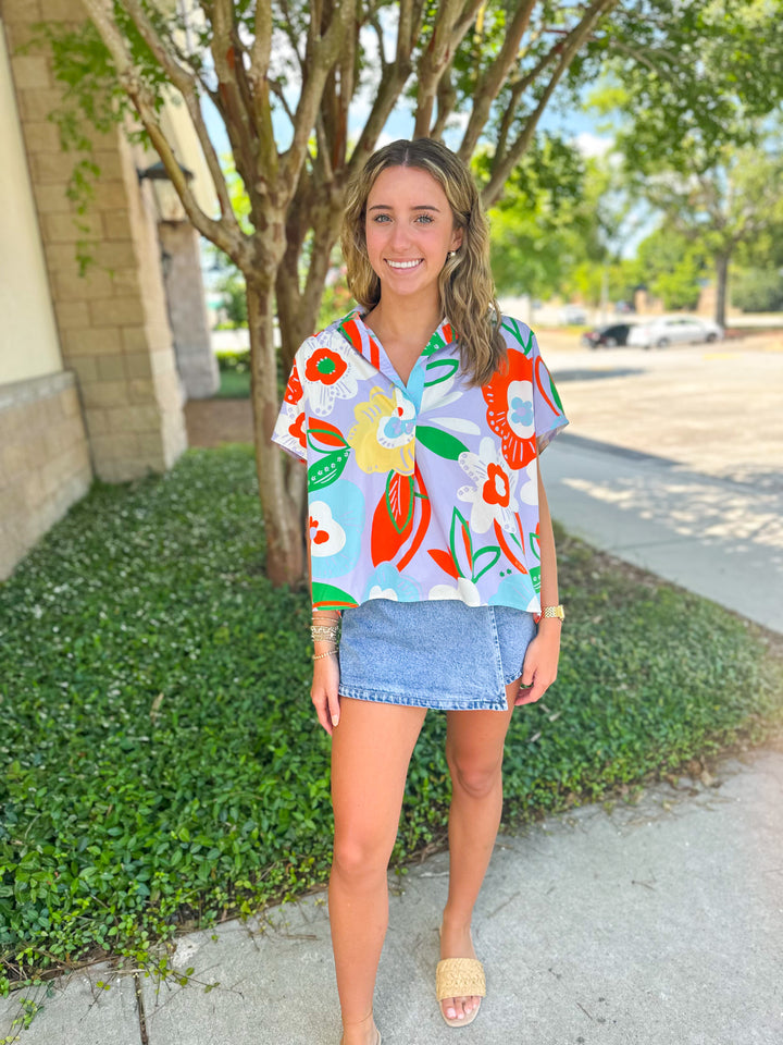 Helen Signature Collar Top