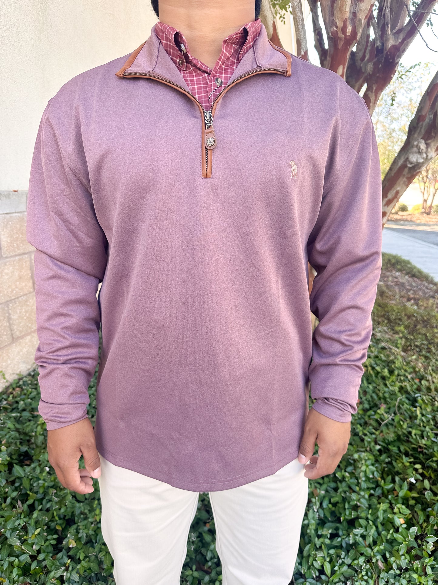 S. Casanova Performance Thurgood Quarter Zip - Cedar Grove