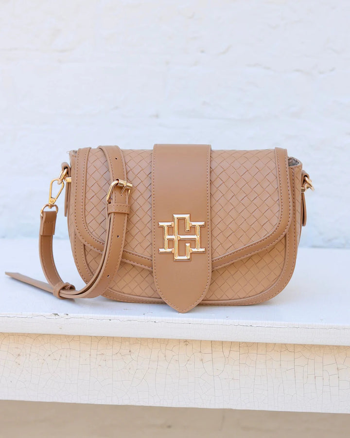 CH Griffin Crossbody Bag - Woven Tan