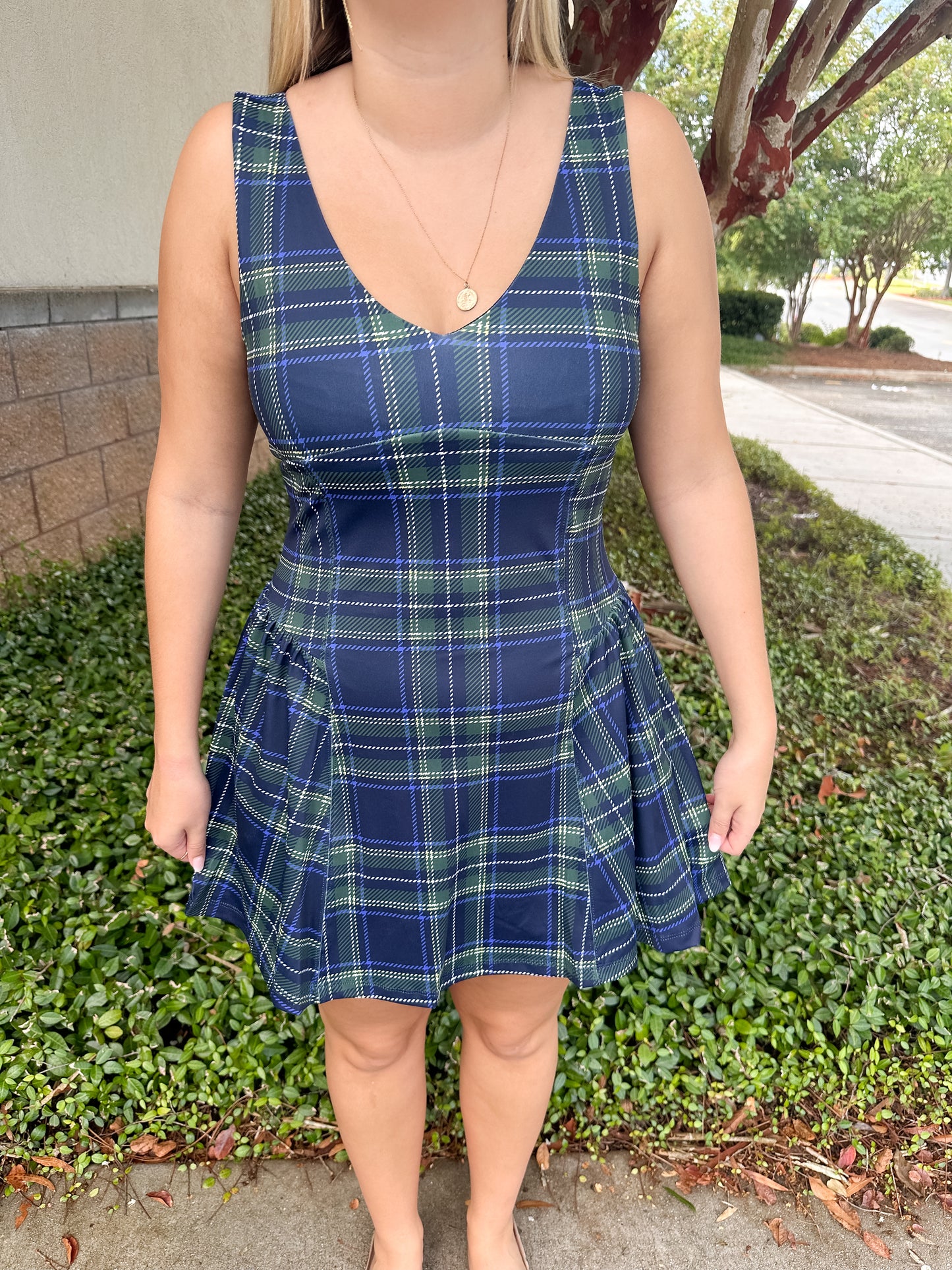 Patricia Plaid Active Dress