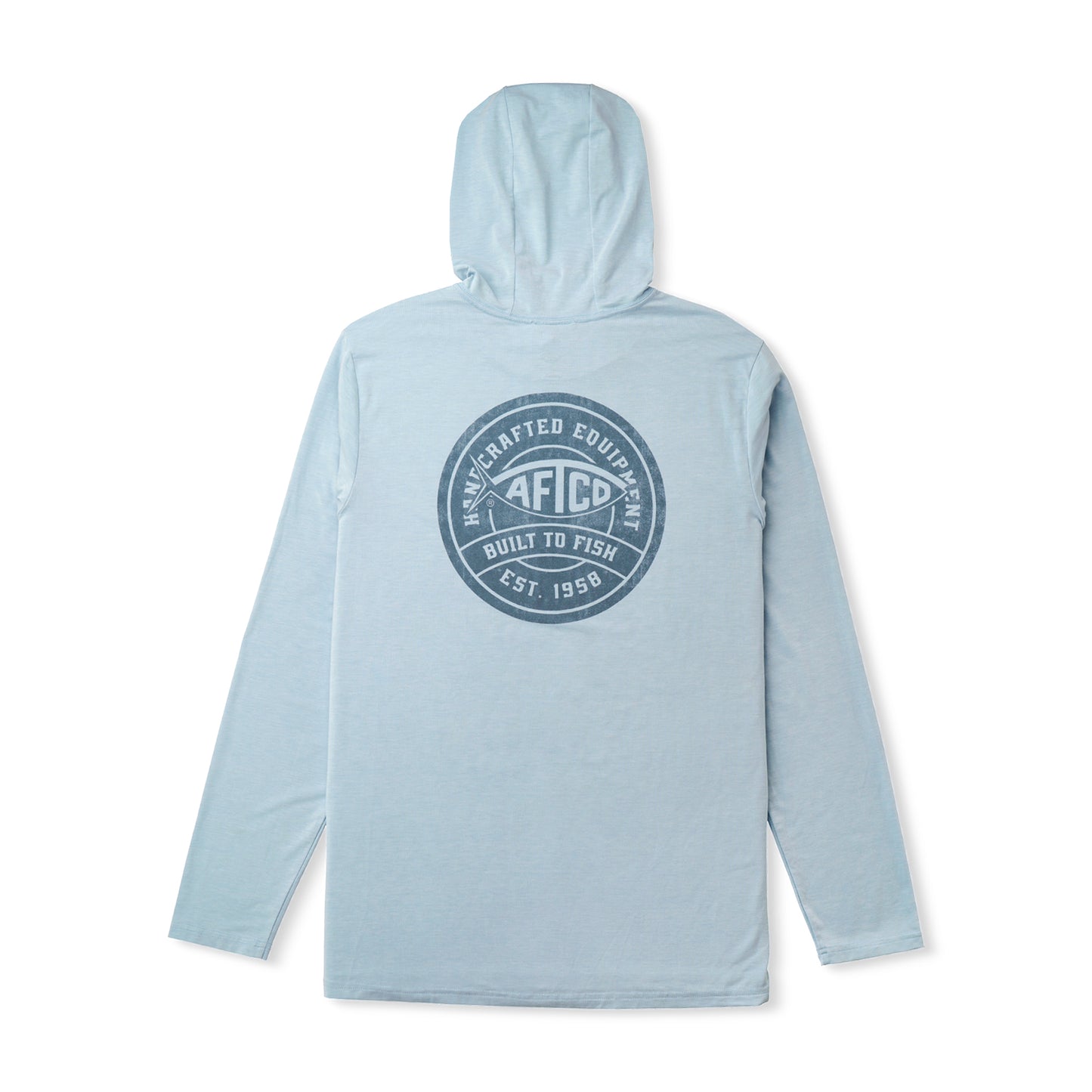 Aftco Men’s Ocean Bound UPF Hoodie - Dusk Heather