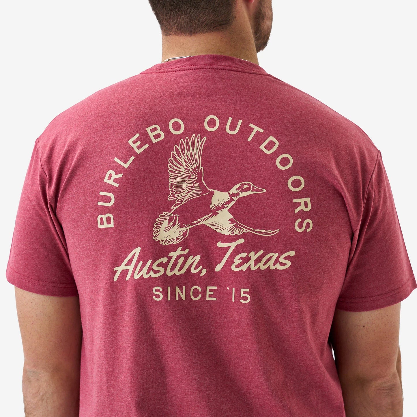 Burlebo Men’s S26 Classic Duck S/S T-Shirt - Heather Red