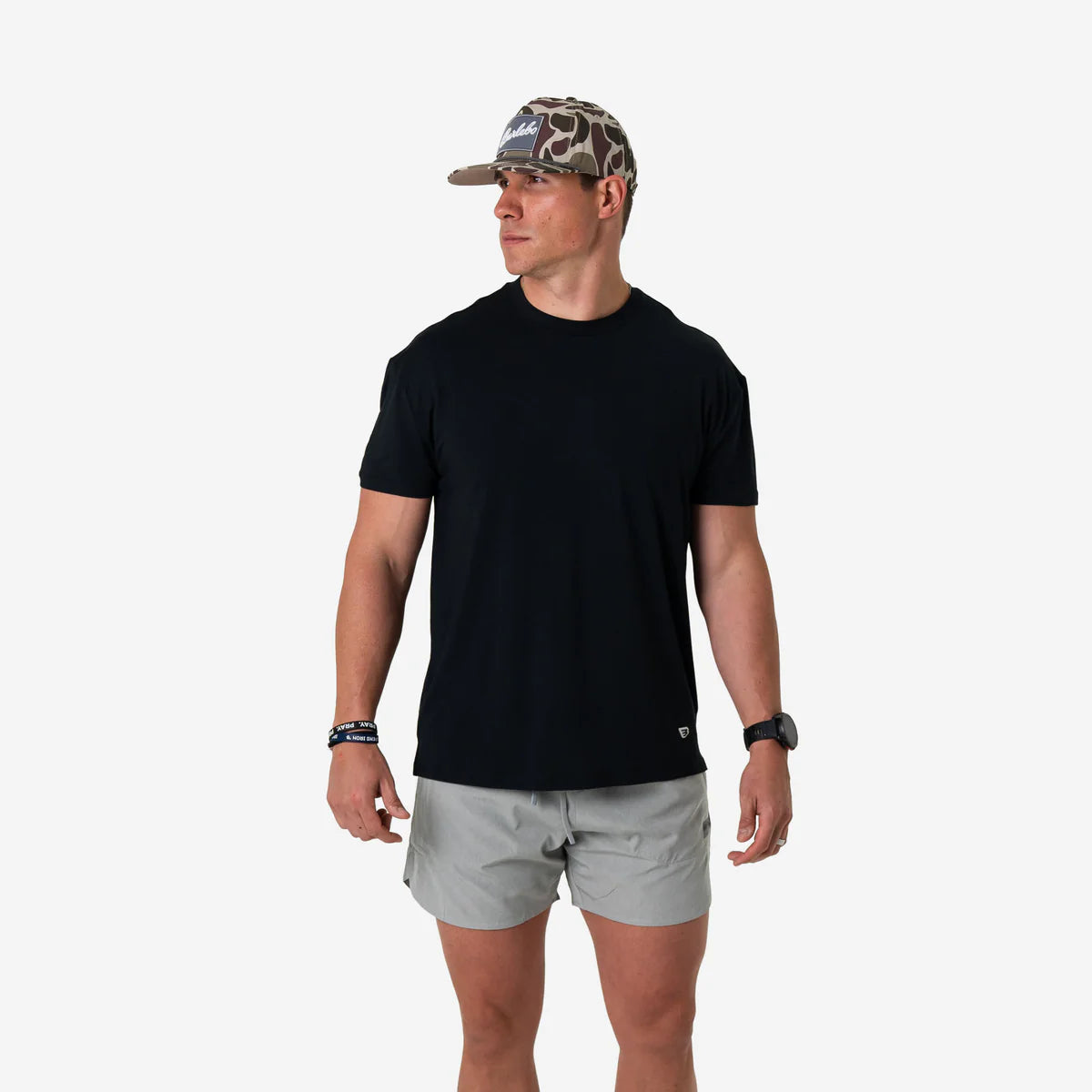 Burlebo Mens S26 Go To Tee - Midnight Black