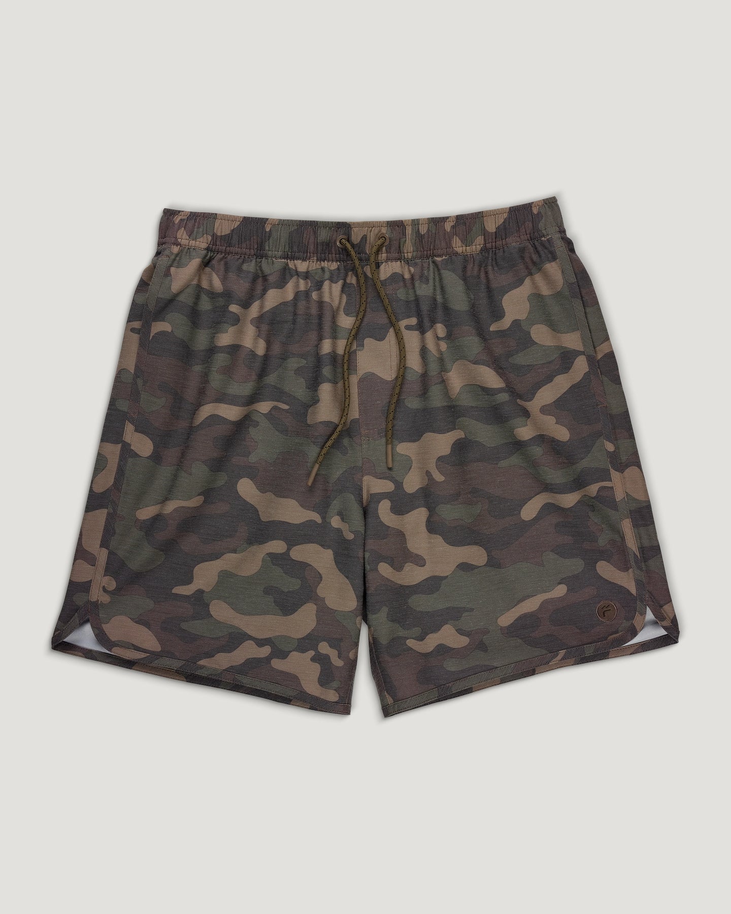 Free Fly Mens Reverb Lined 7” Short - Woodland Camo Print