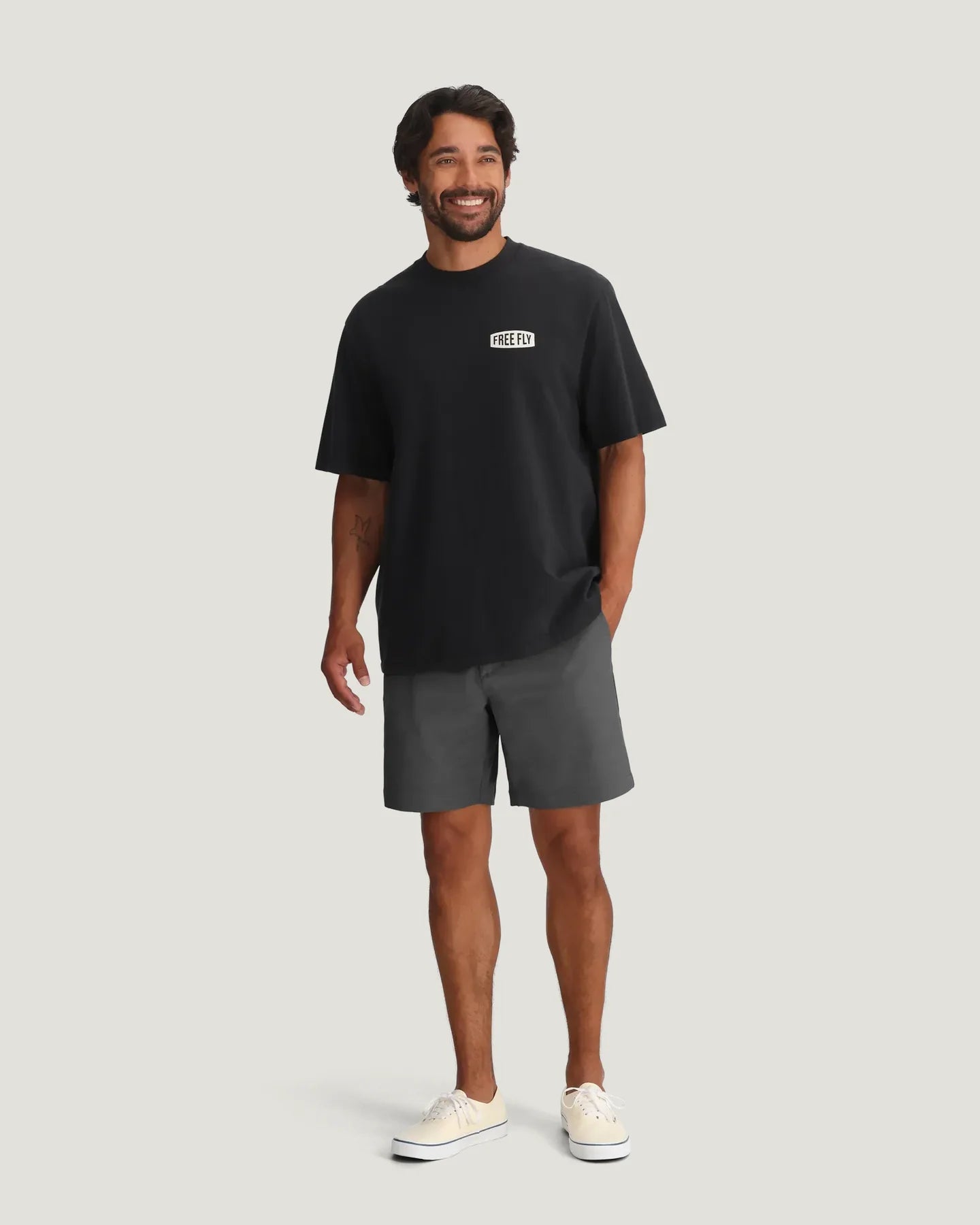 Free Fly Men’s Palmera Hybrid Short -  Anthracite