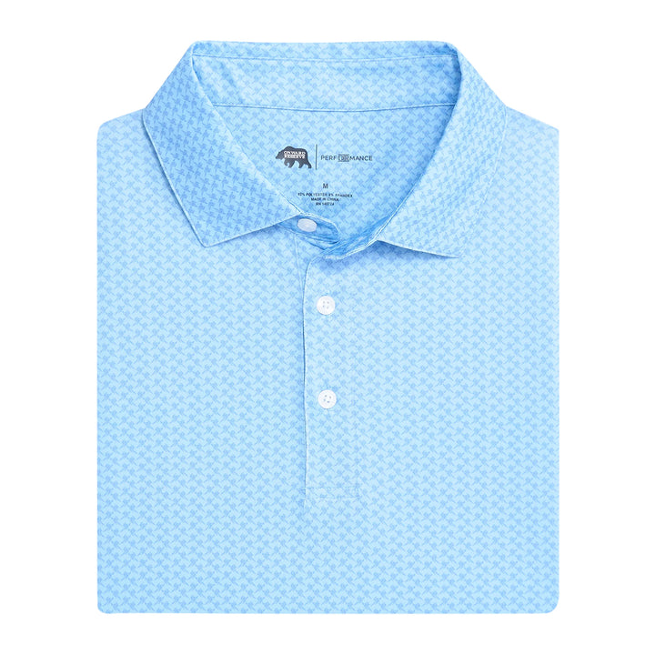Onward Reserve Beadhead Printed Performance Polo - Endless Sky