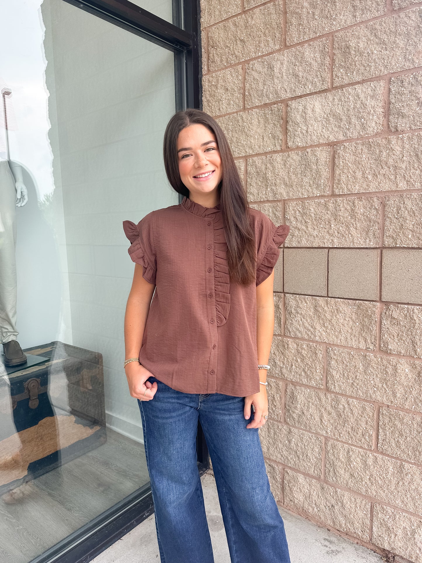Luna Ruffle Top