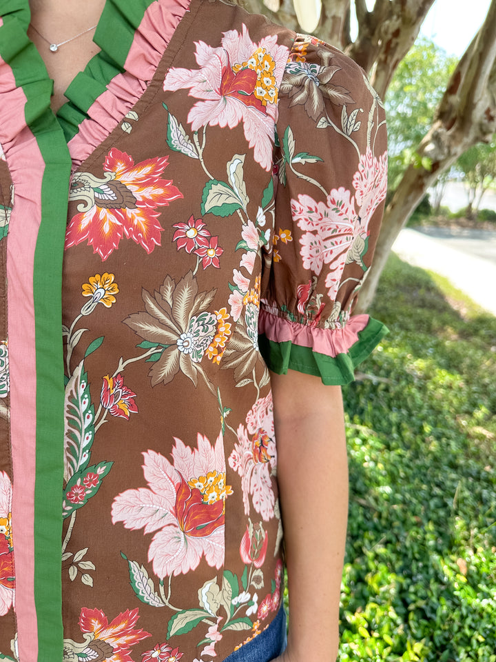 Jackie Floral Top