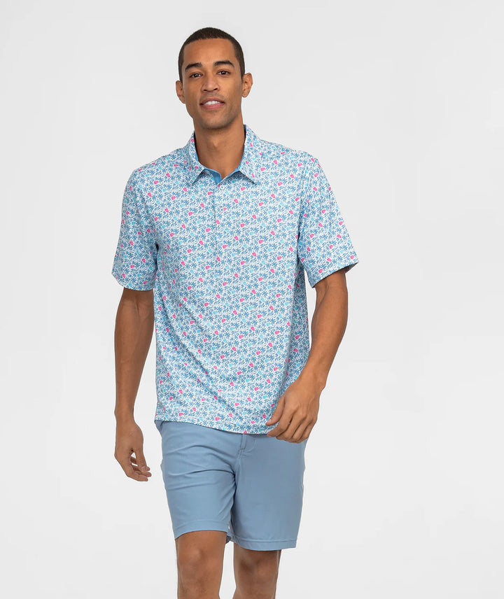 SSCO Men’s Petal Press Printed Polo