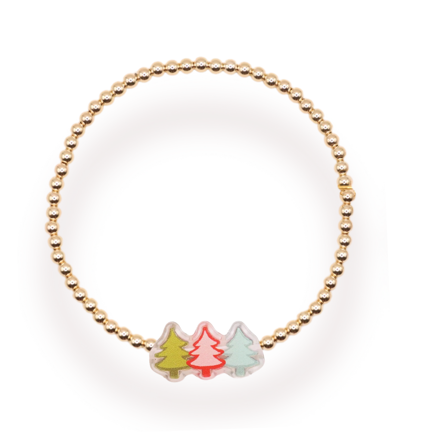 Beaded Blondes - Tree Trio Gold