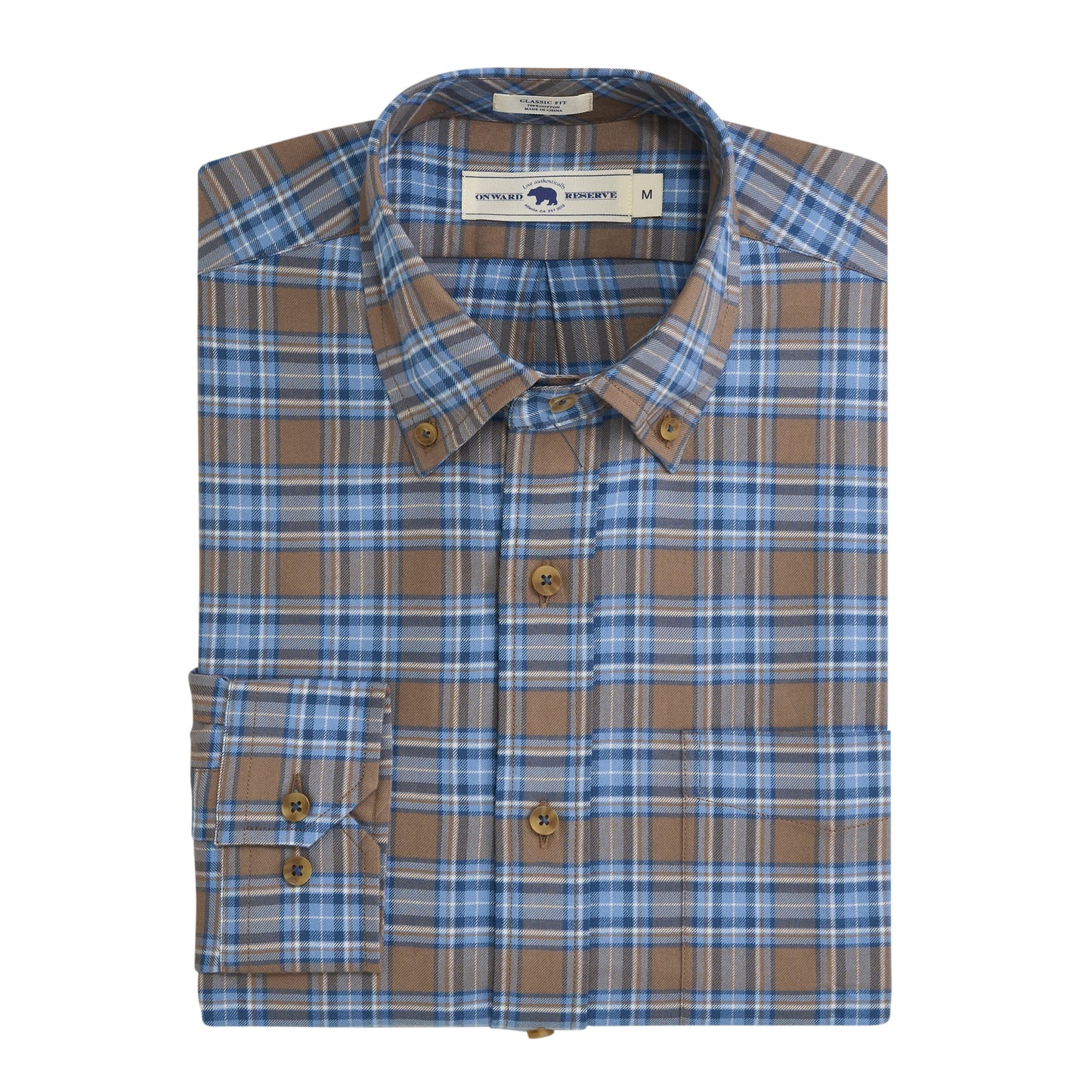 Onward Reserve Adgers Featherweight Flannel - Walnut