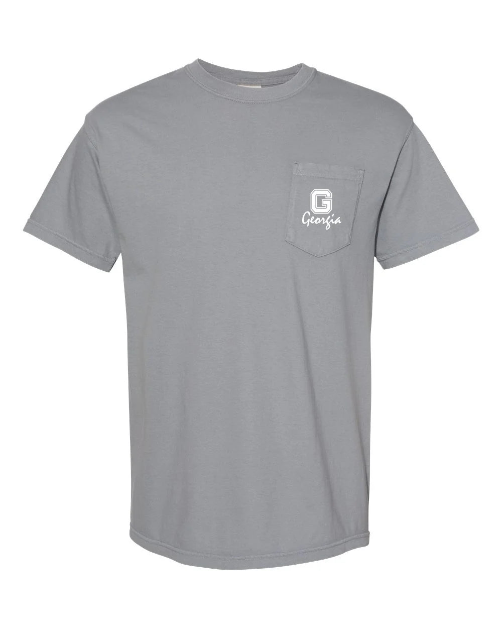 CB UGA Hunker Down S/S Pocket T-Shirt - Grey