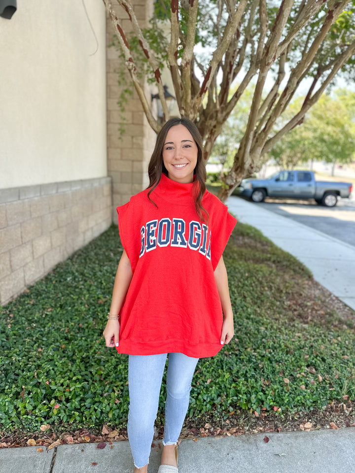 Georgia Mockneck Muscle Top