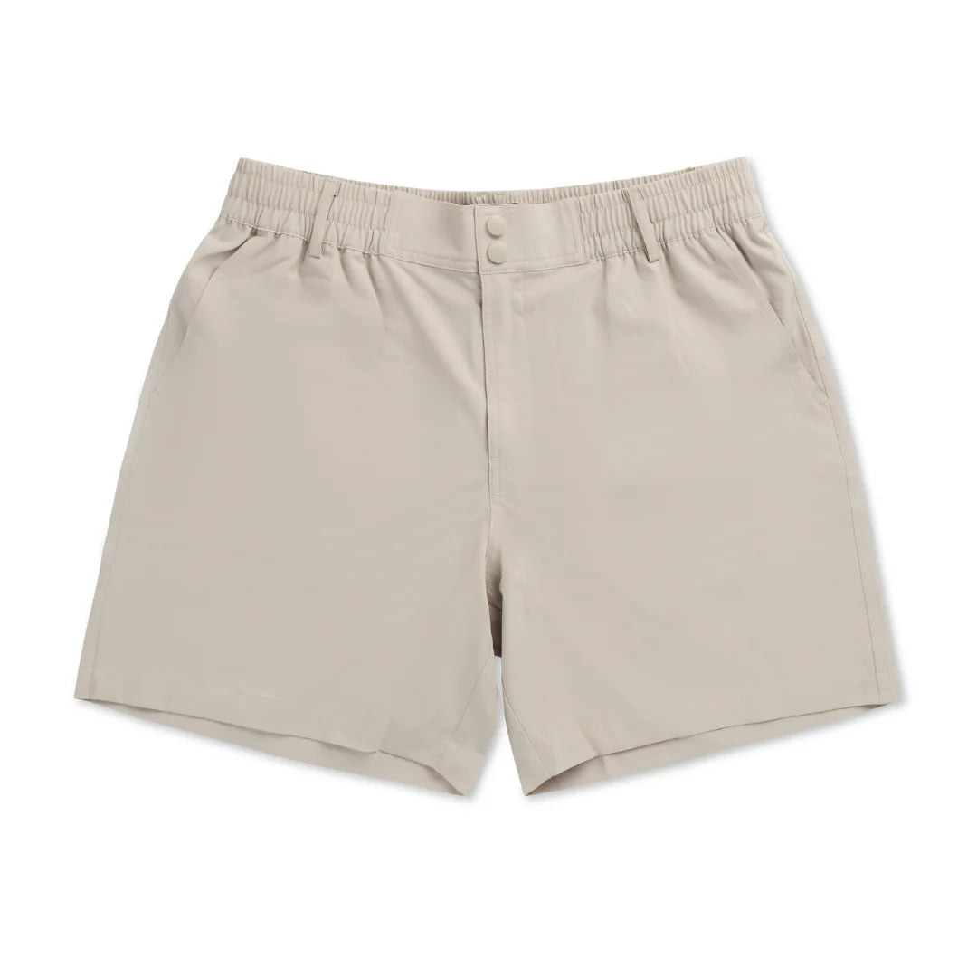 Burlebo Men’s S26 7” Everyday Short - Light Khaki - Old Glory Pocket