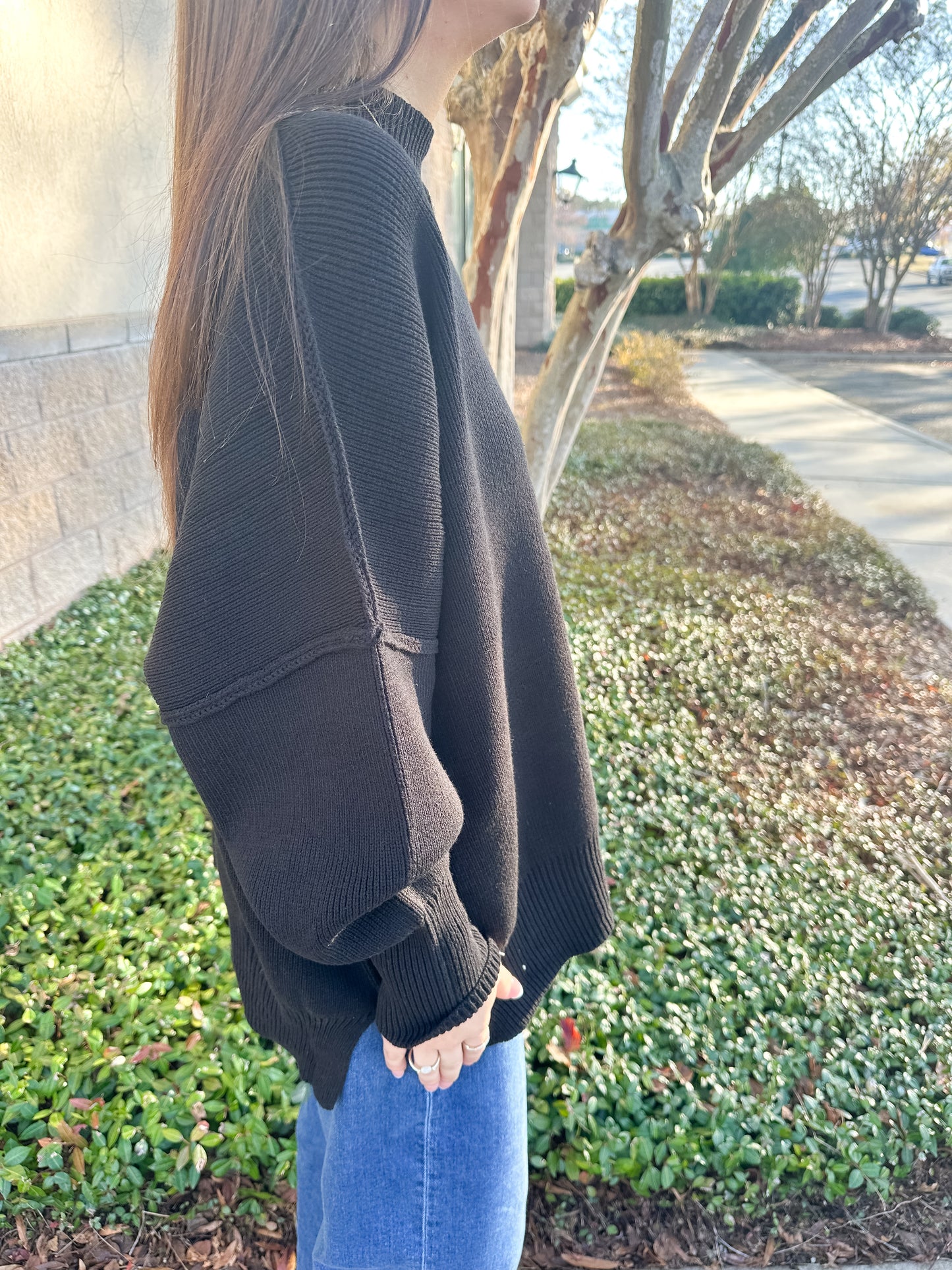 Sunday Snuggle Mock Neck Sweater