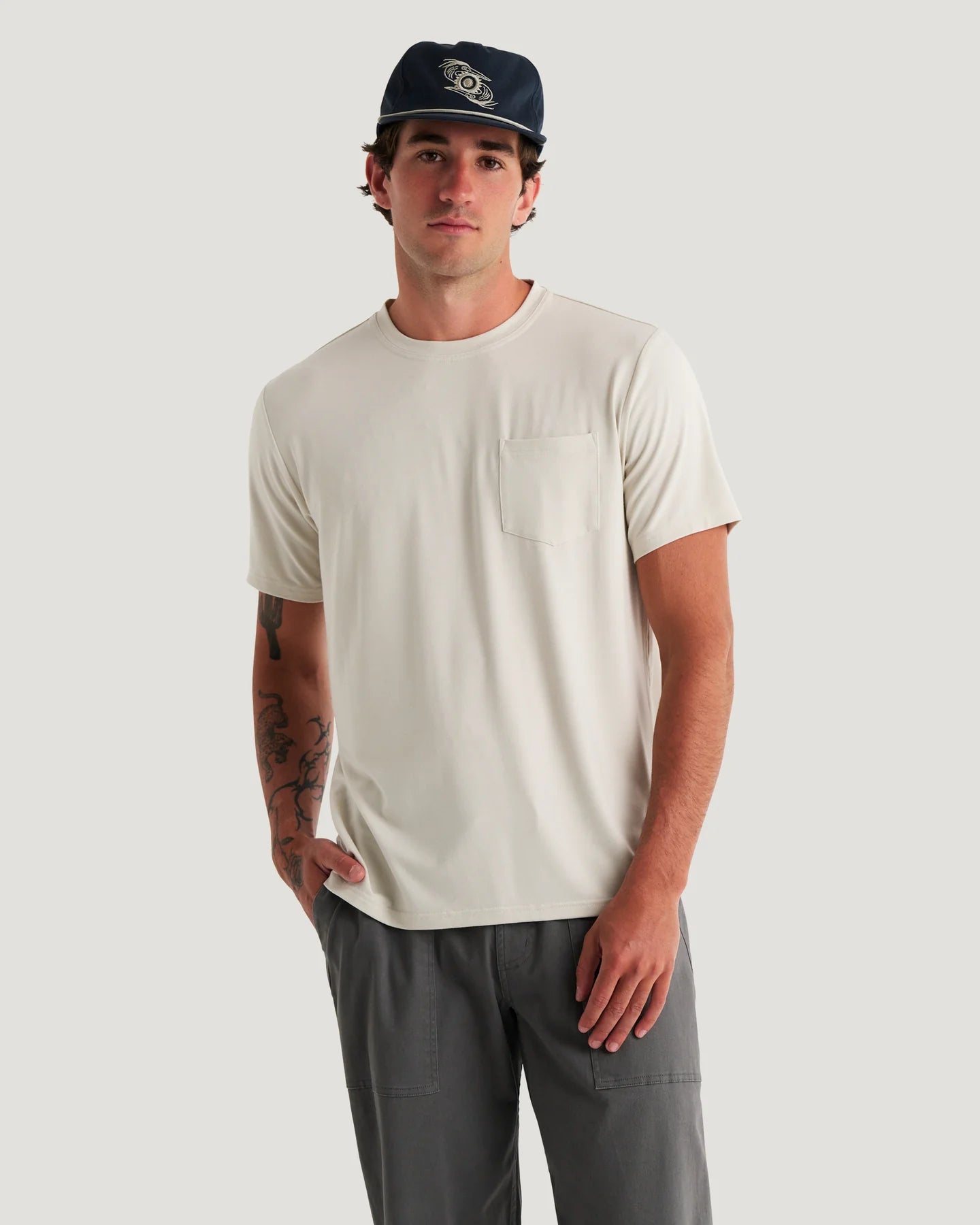 Free Fly Men’s Bamboo Flex Pocket Tee - Birch